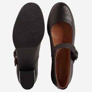 Women's Black Heels,  Mary Jane Pumps, EU 37/US 6.5-7
